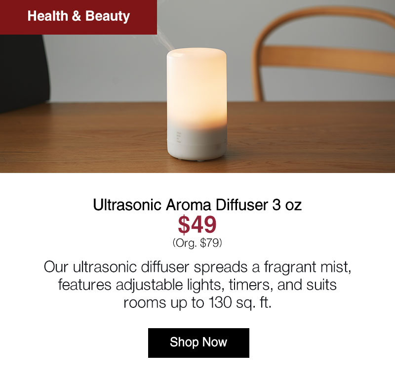 Shop Ultrasonic Aroma Diffuser 3 oz