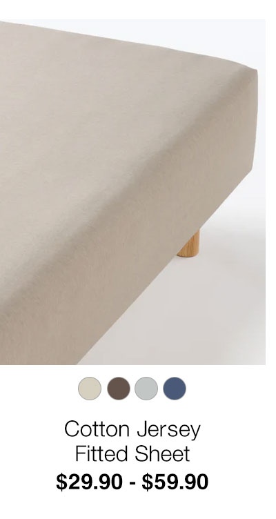 Shop Cotton Jersey Fitted Sheet