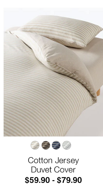 Shop Cotton Jersey Duvet Cover