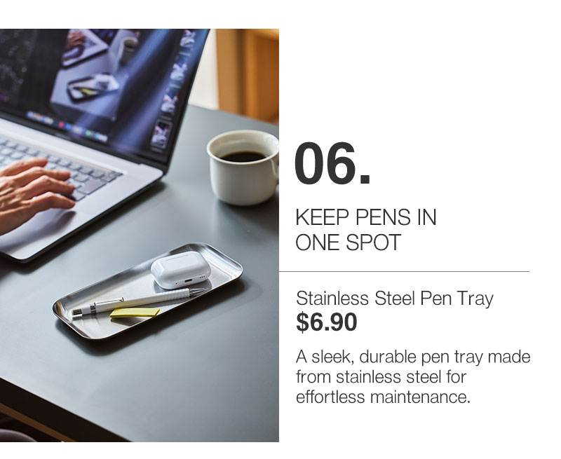 Shop Stainless Steel Pen Tray