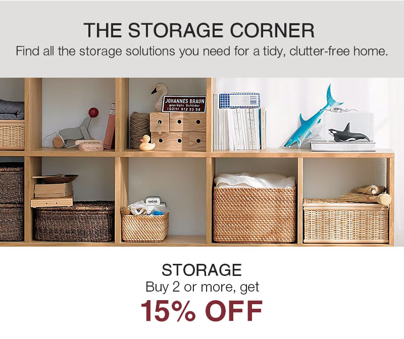 Shop Storage 15% Off When You Buy 2 or More