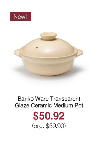 Shop Banko Ware Transparent Glaze Ceramic Medium Pot 1.6 Qt