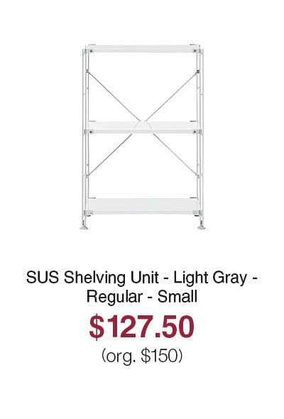 Shop SUS Shelving Unit - Light Gray - Regular - Small