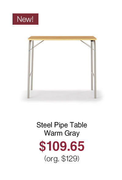 Shop Steel Pipe Table - Warm Gray