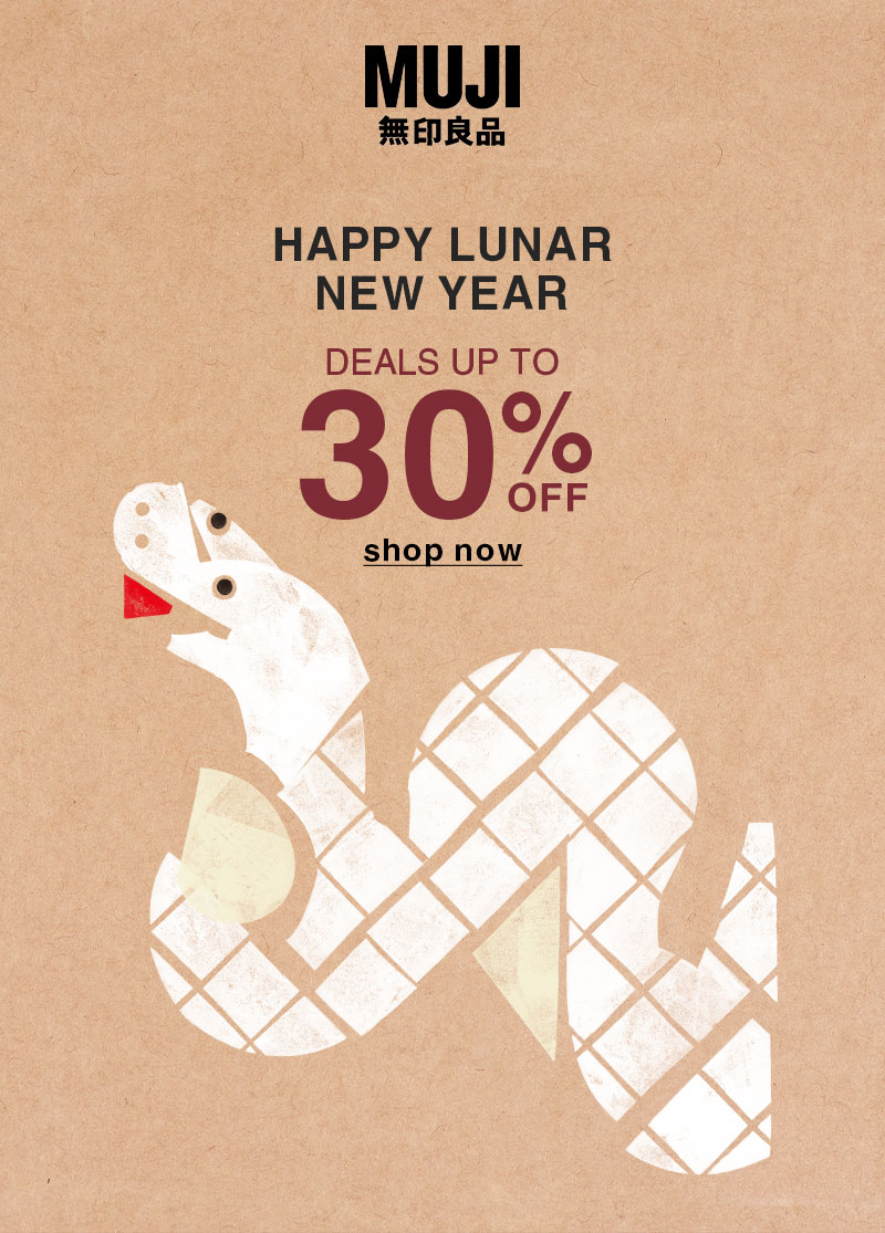 Shop Lunar New Year Deals Up to 30% OFF!