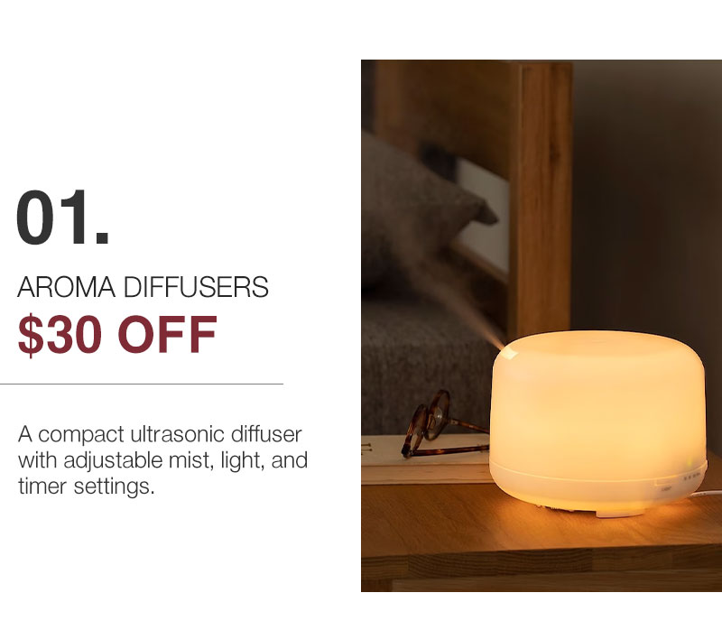 Shop $30 Off Aroma Diffusers