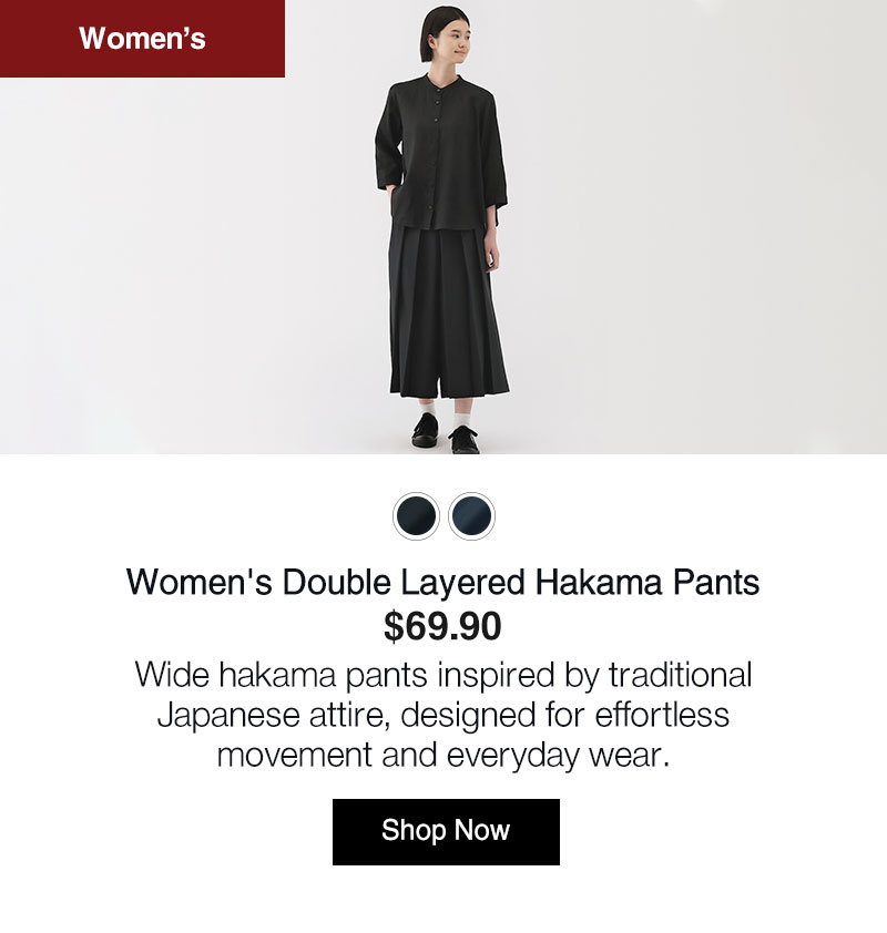 Shop Women's Double Layered Hakama Pants