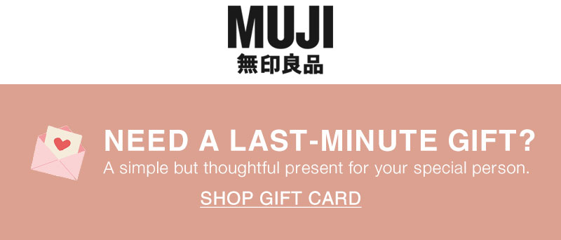 Shop MUJI Gift Card