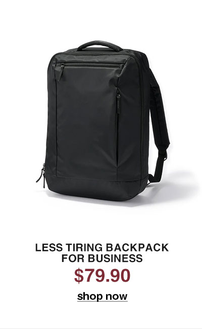 Shop Less Tiring Backpack for Business