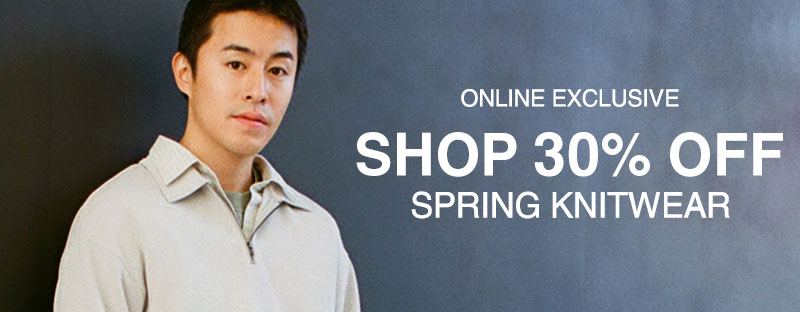 Shop 30% OFF Spring Knitwear Today Online Only!