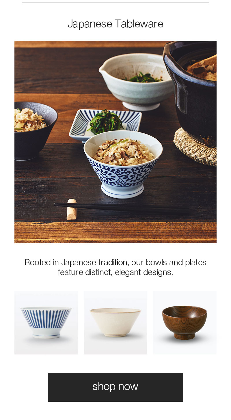 Shop Japanese Tableware