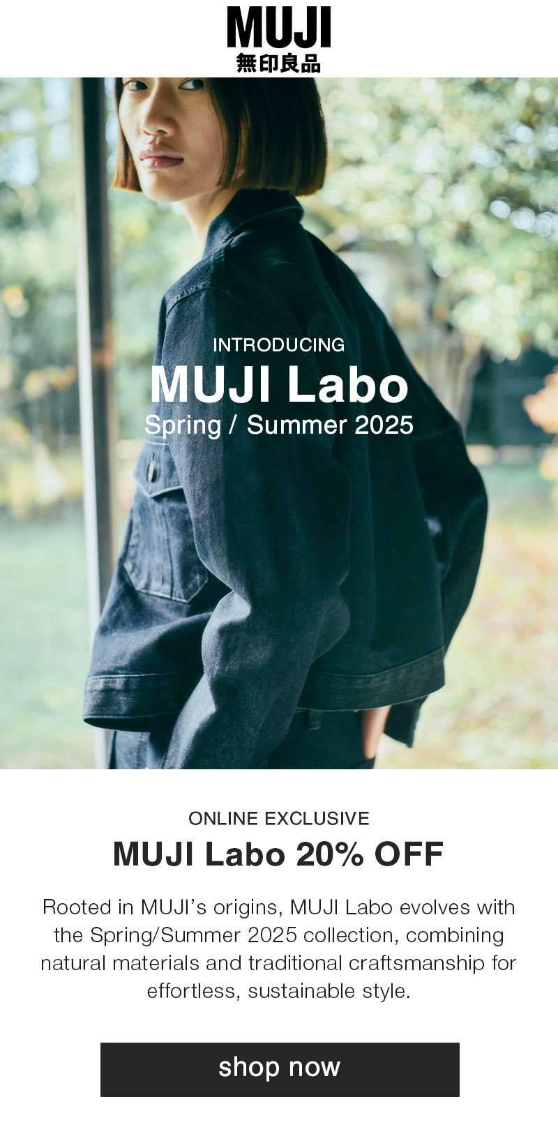 Shop 20% Off MUJI Labo Online Only!