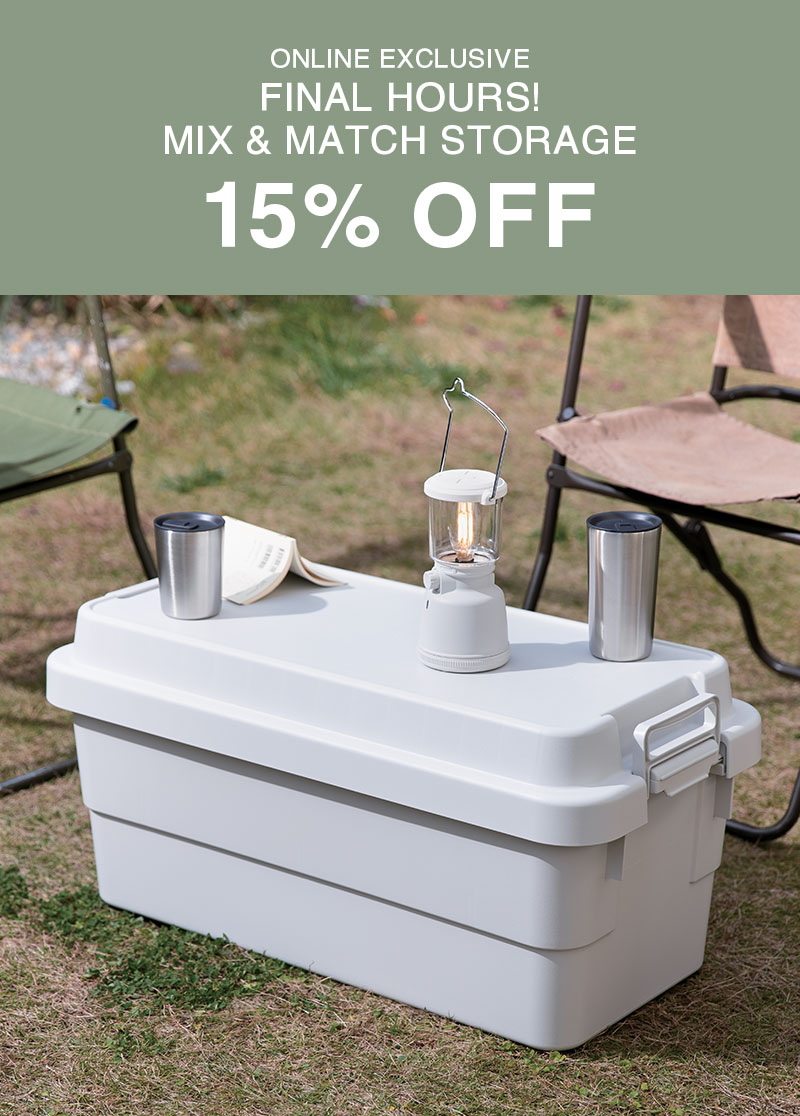 Online Exclusive: Mix & Match 15% OFF Storage
