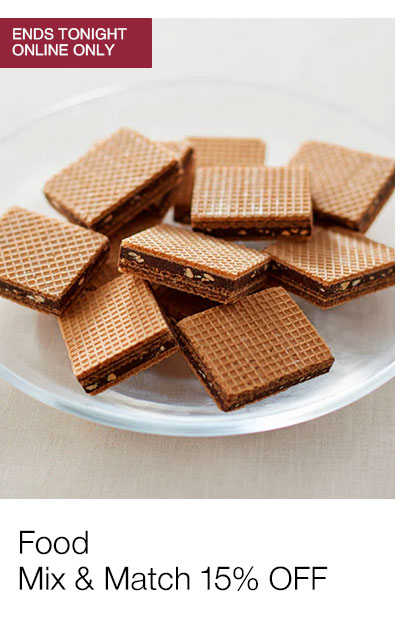 Shop Online Only: Food Mix & Match 15% OFF