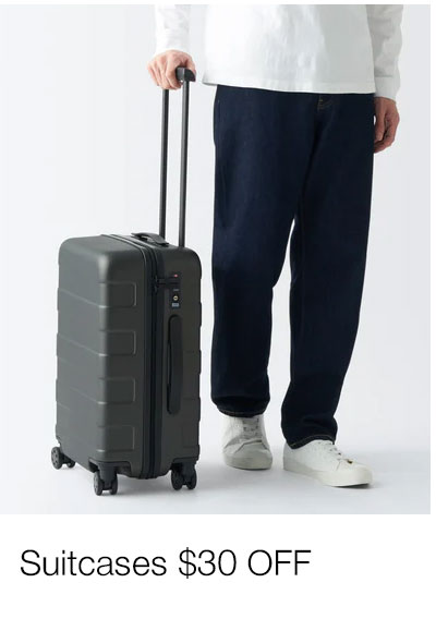 Shop Luggage $30 OFF