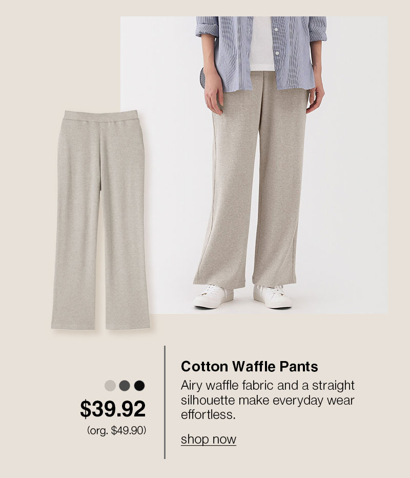 Shop Cotton Waffle Pants $39.92 (org. $49.90) 