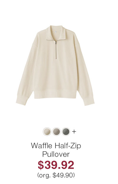 Shop Waffle Half-Zip Pullover
