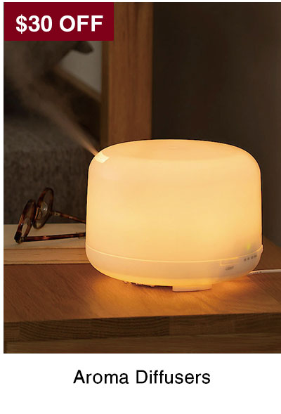 Shop Aroma Diffusers $30 OFF