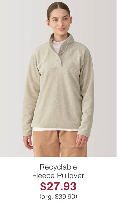 Shop Recyclable Fleece Pullover 