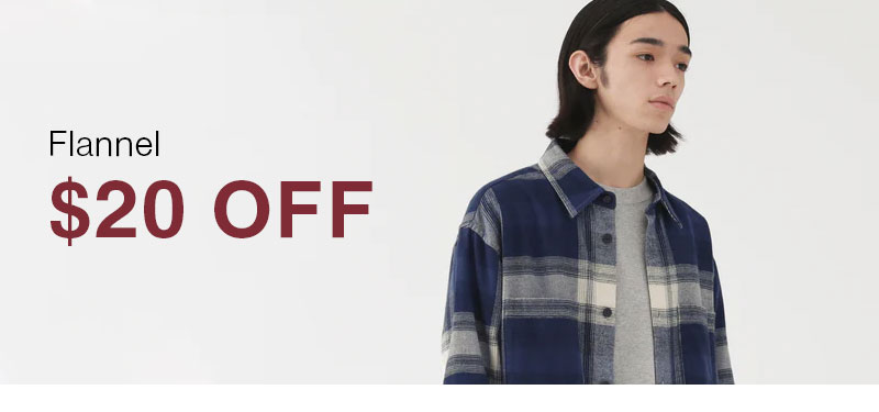 Shop Flannel $20 OFF