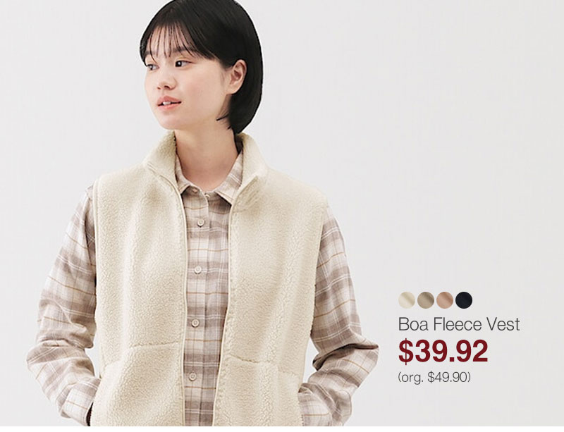 Shop Boa Fleece Vest