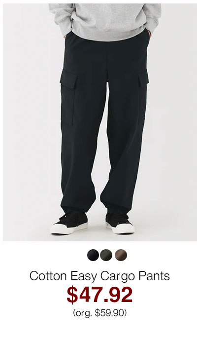 Shop Cotton Easy Cargo Pants