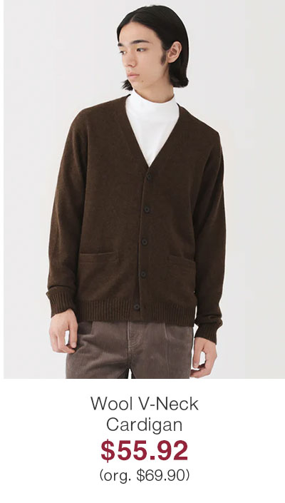 Shop Wool V-Neck Cardigan