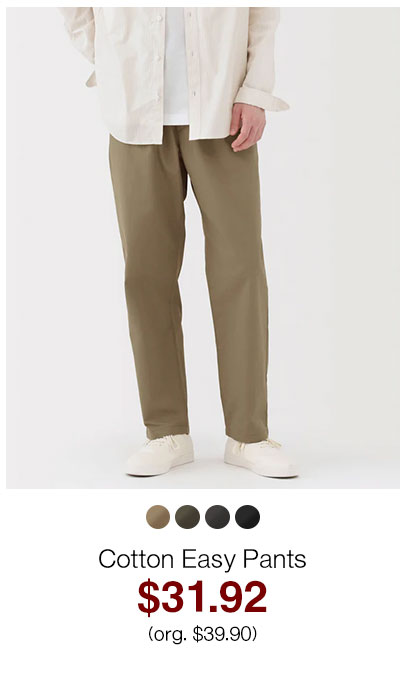 Shop Men's Cotton Easy Pants