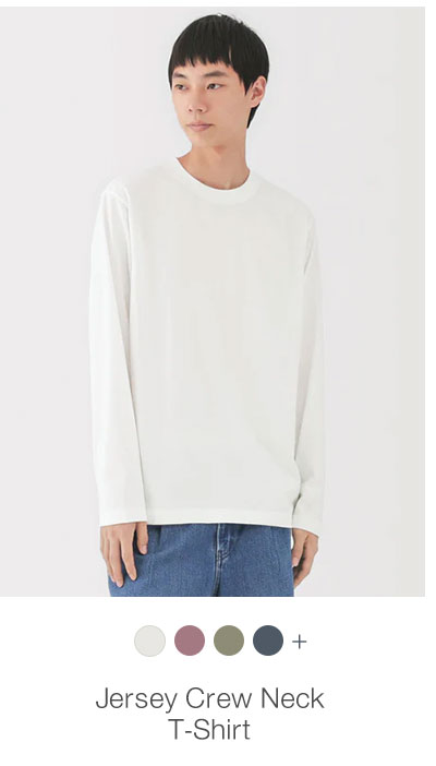 Shop Jersey Crew Neck T-Shirt