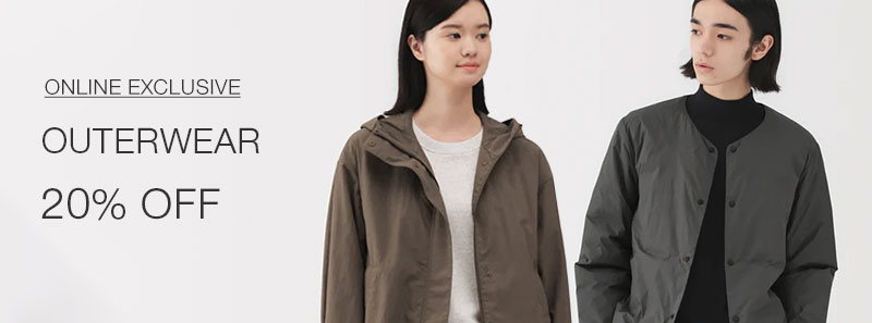 Online Exclusive: Outerwear 20% OFF