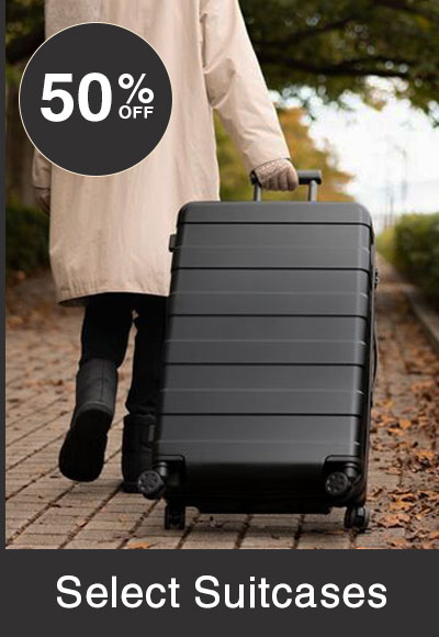 Shop Select Suitcases 50% OFF