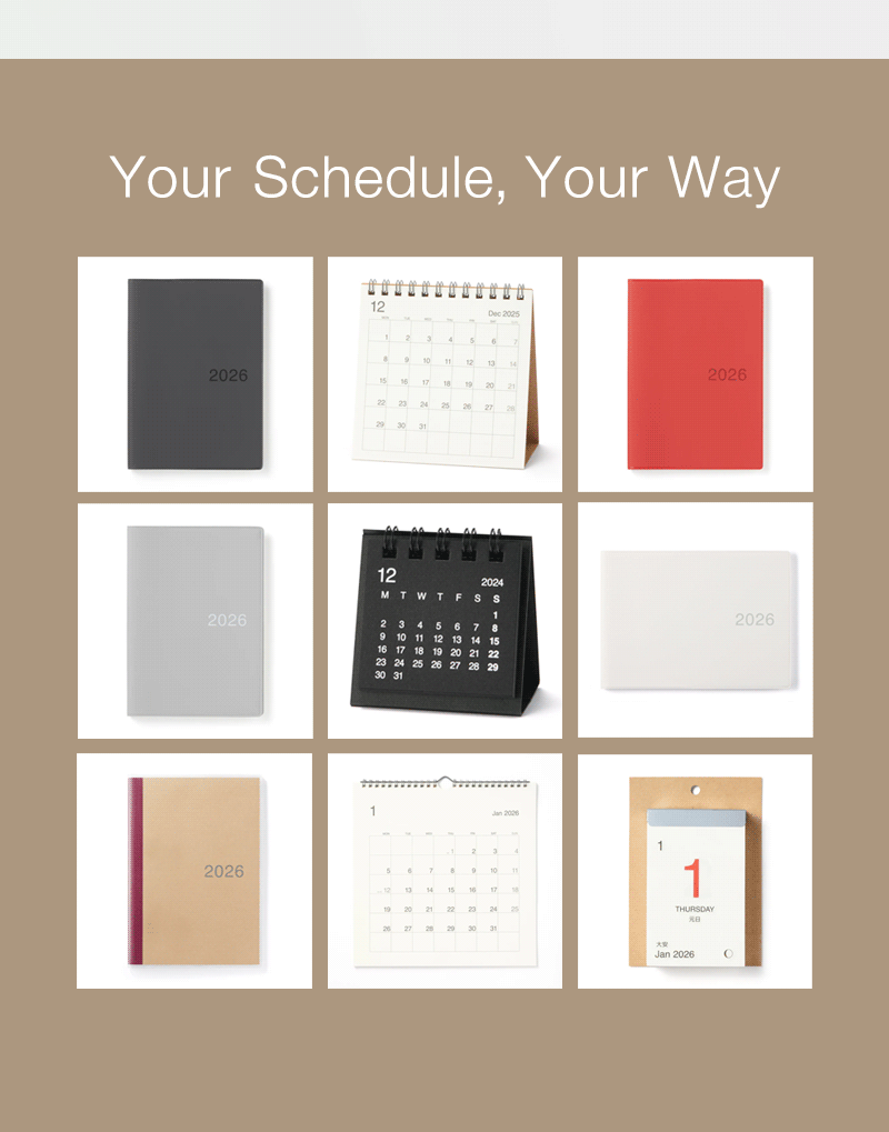 Shop Planners & Calendars
