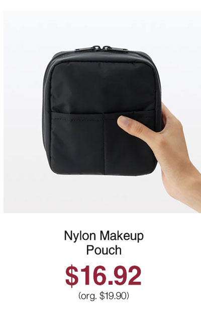 Shop Nylon Makeup Pouch