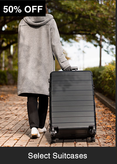Shop Select Suitcases 50% OFF
