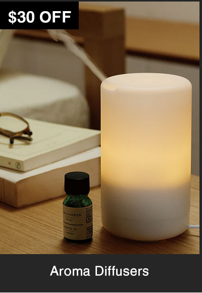 Shop Aroma Diffusers $30 OFF