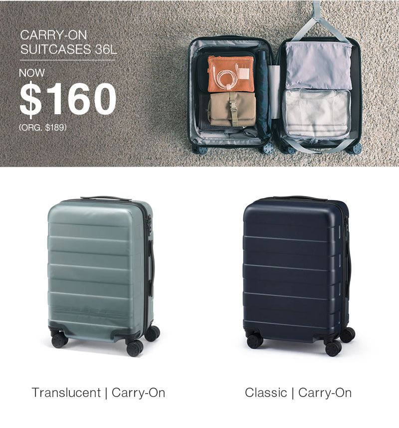 Shop 36L Suitcase Now $160