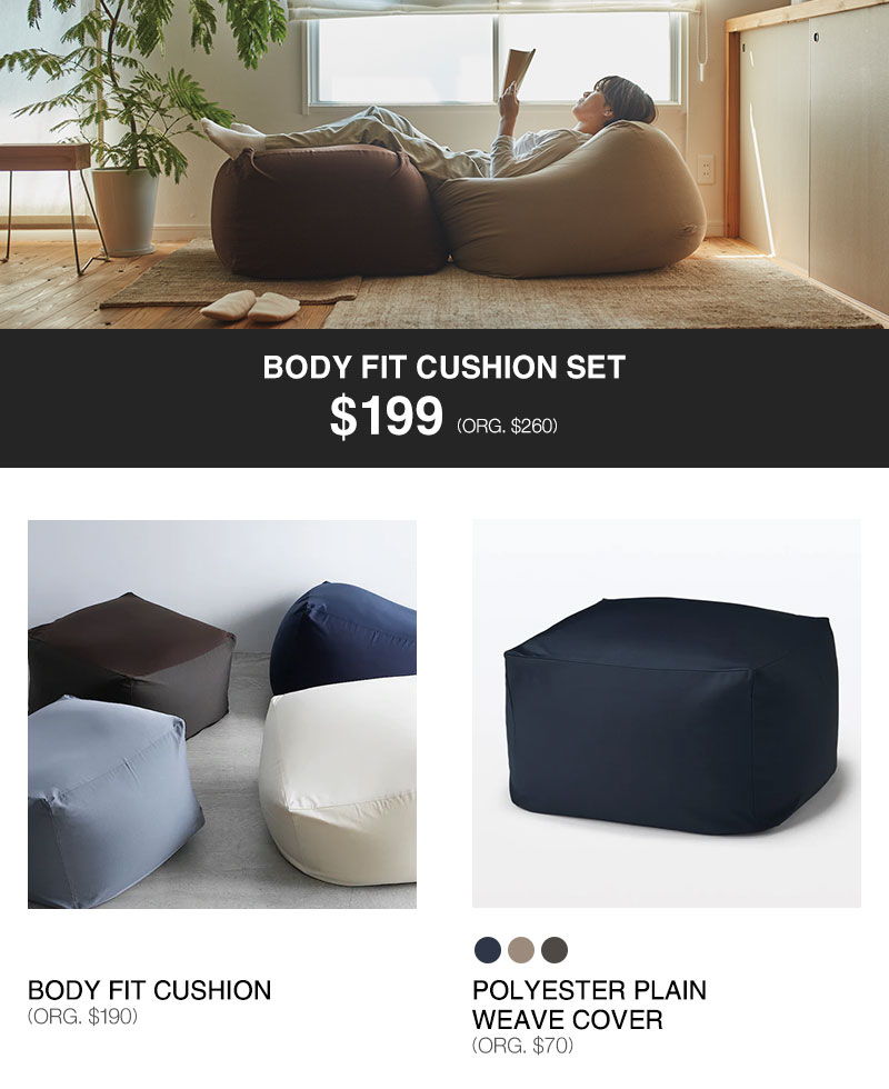 Shop Body Fit Cushion Set $199