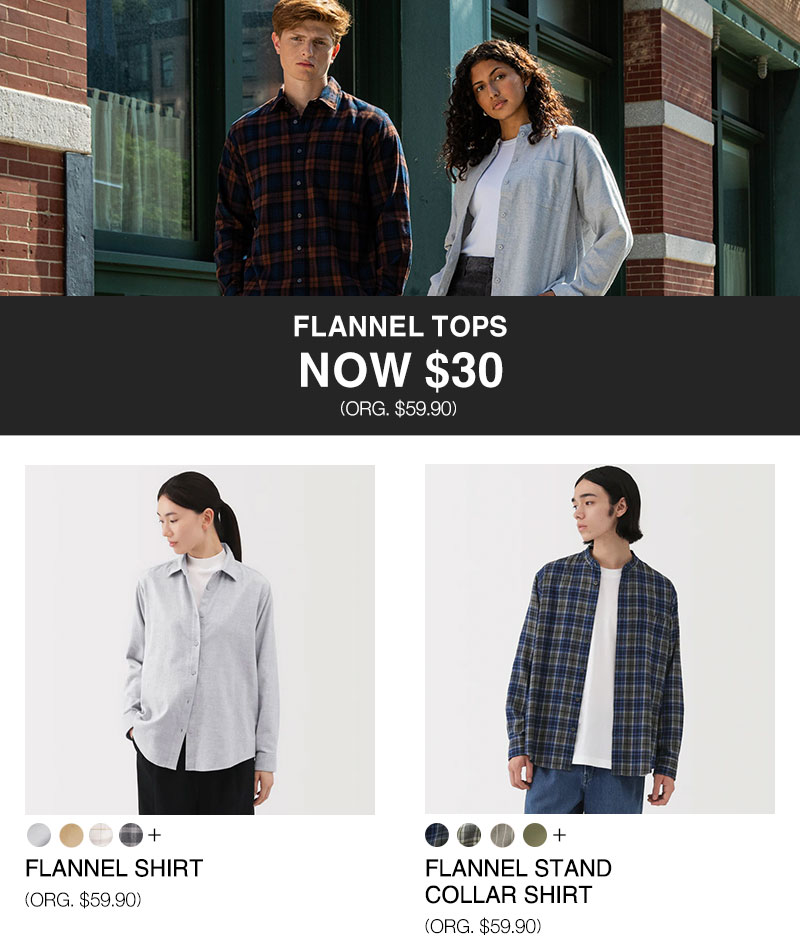 Shop Flannel Tops Now $30 