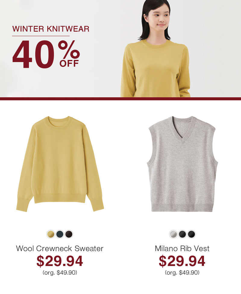 Shop Winter Knitwear 40% OFF