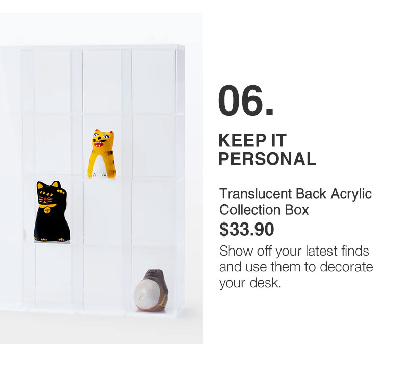 Shop Translucent Back Acrylic Collection Box 
