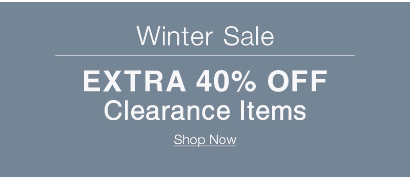Shop Extra 40% OFF Clearance 