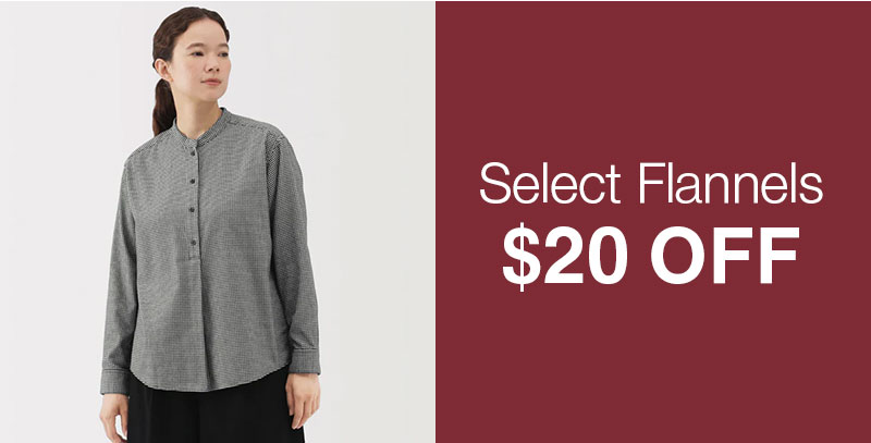 Select Flannels $20 OFF