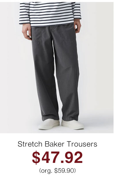 Shop Stretch Baker Trousers