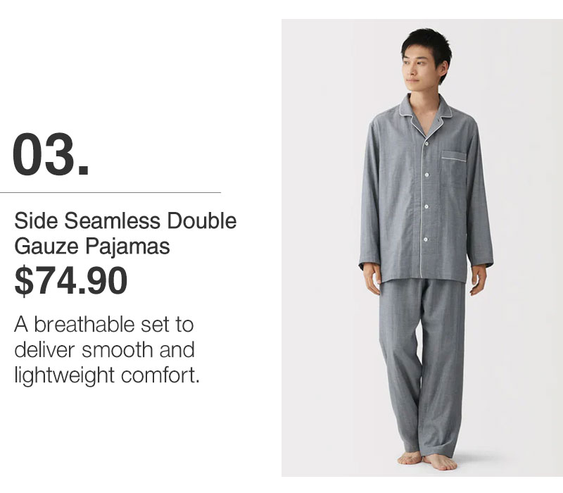 Shop Side Seamless Double Gauze Pajamas