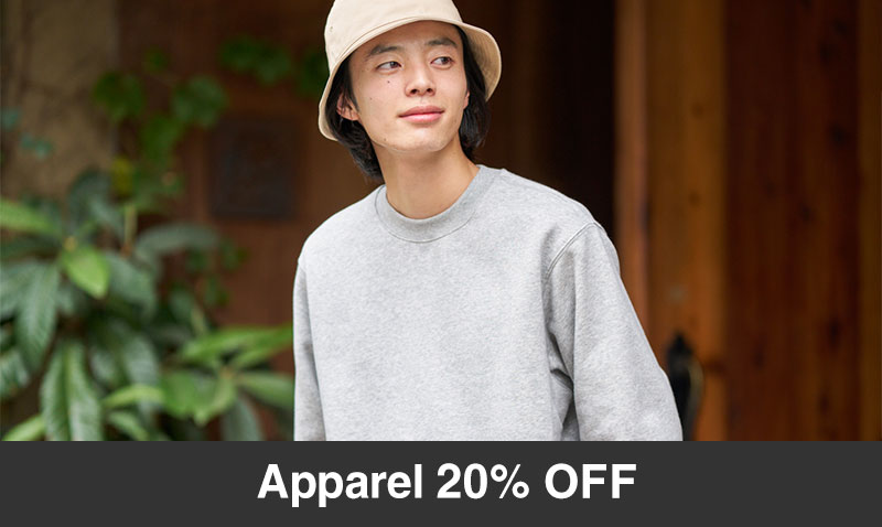 Shop Apparel 20% OFF