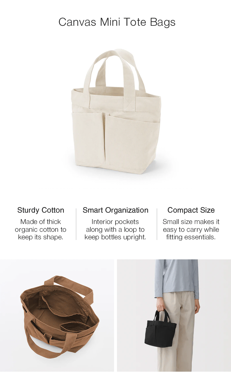 Shop Canvas Mini Tote Bags