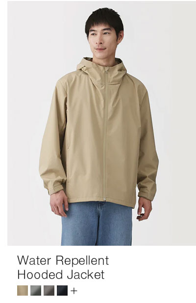 Shop Water Repellent Hooded Jacket