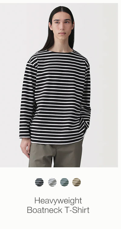 Shop Men's Heavy Weight Boatneck T-Shirt