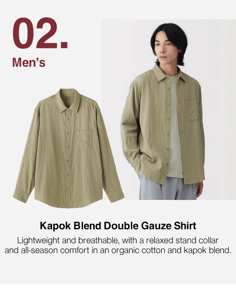 Shop Kapok Blend Double Gauze Shirt