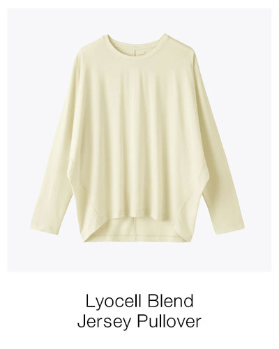 Shop Lyocell Blend Jersey Pullover